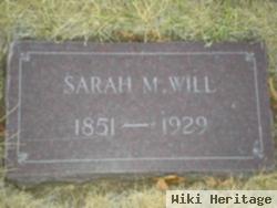 Sarah M Sage Will