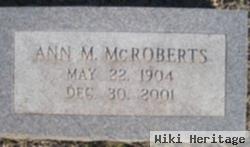 Ann M Mcroberts