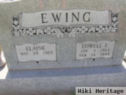 Lowell Eugene Ewing
