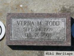 Verna M Todd