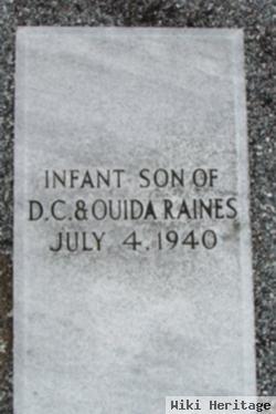 Infant Son Raines