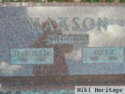 Francis "frank" Maxson