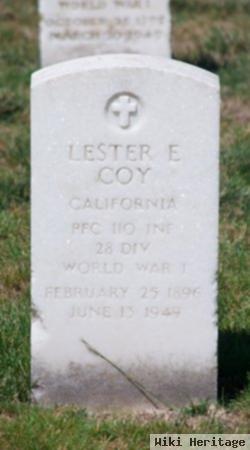 Lester Elton Coy