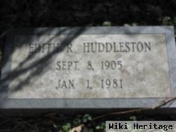 Edith R Huddleston