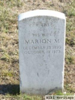 Marion M Lindow