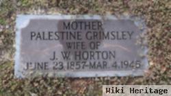 Palestine Grimsley Horton