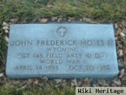 John Frederick Moses, Ii