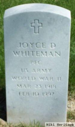 Joyce D Whiteman