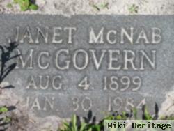 Janet Mcnabb Mcgovern