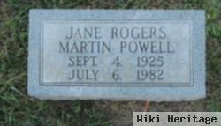 Jane Rogers Martin Powell