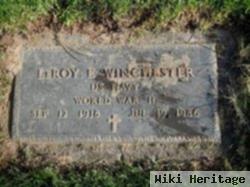 Leroy E Winchester