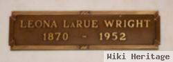 Leona Bell Larue Larue Wright