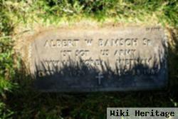 Albert W Bamsch, Sr