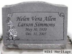 Helen Vera Allen Larson Simmons