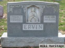 Sterling F Ervin