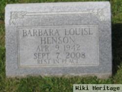 Barbara Louise Henson