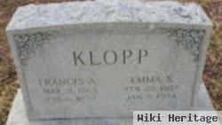 Francis A Klopp