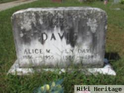 Alice M Davis