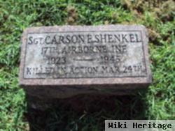 Sgt Carson Eugene Shenkel