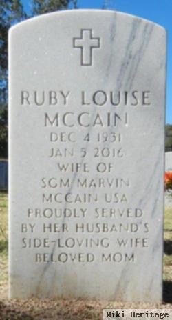 Ruby Louise Mccain