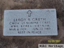 Cwo Leroy R Greth