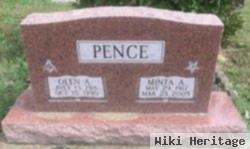 Minta Ann "minnie" Ring Pence