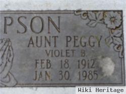 Violet B "peggy" Thompson