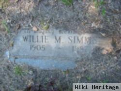 Willie M Simms