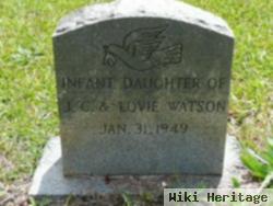 Infant Daughter Of J.c & Lovie Watson