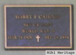 Harry F Cahoon