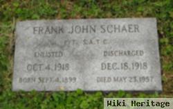 Frank John Schaer