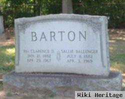 Sarah "sallie" Ballenger Barton