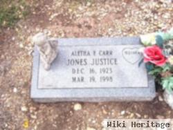 Aletha E. Carr Jones Justice