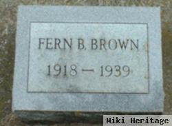 Fern B Brown Bishop