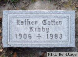 Esther Cotter Kibby