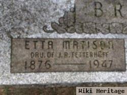 Etta Belle Fetterhoff Matison Brown