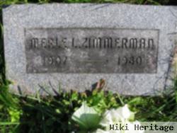 Merle L Zimmerman