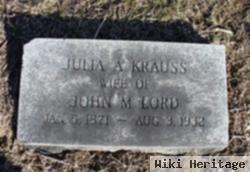 Julia A Krauss Lord