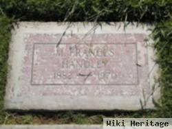 Mary Frances Mckee Handley