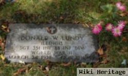 Sgt Donald W Lundy