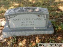 Mary Olive Evans