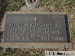 Miles Henry Rowland, Jr