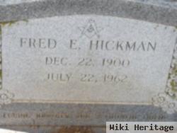 Fred Earnest Hickman