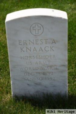 Ernest A Knaack