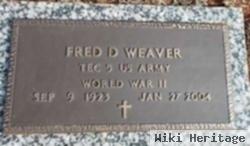 Fred D Weaver