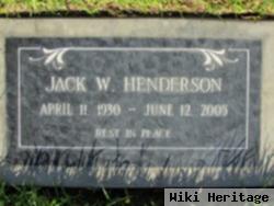 Jack W Henderson