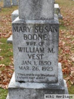 Mary Susan Boone Vest