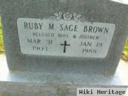 Ruby M. Brown