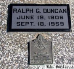 Ralph G Duncan