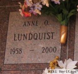 Anne O Lundquist